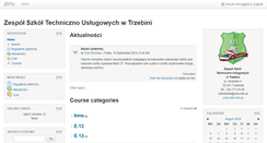 Desktop Screenshot of moodle.zstu.edu.pl