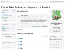 Tablet Screenshot of moodle.zstu.edu.pl